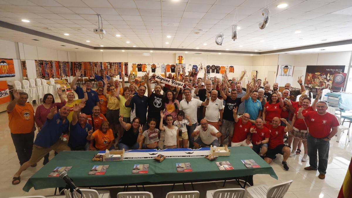 Así fue la fiesta del sector ocho de las peñas valencianistas en Algemesí