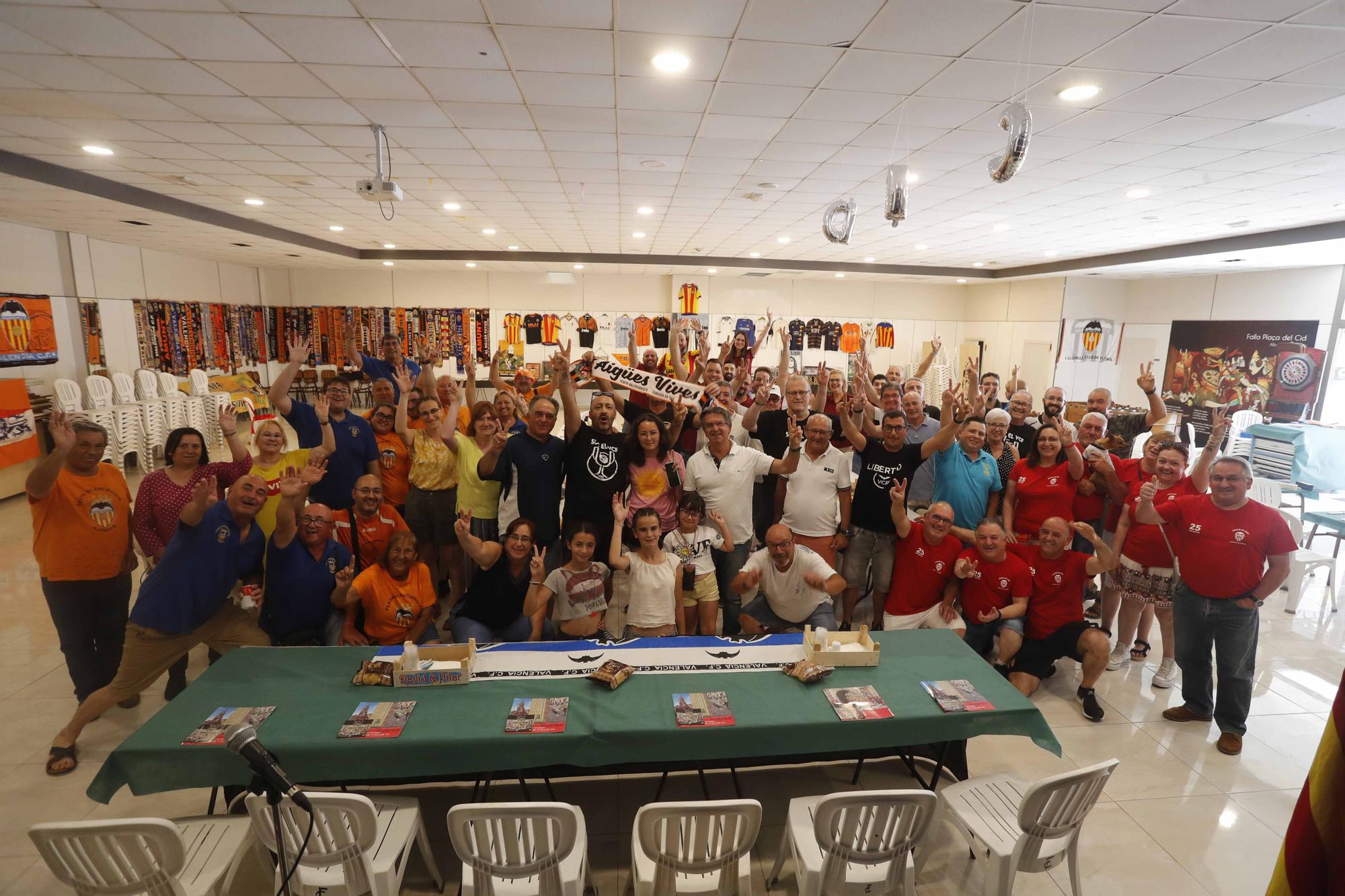 Así fue la fiesta del sector ocho de las peñas valencianistas en Algemesí