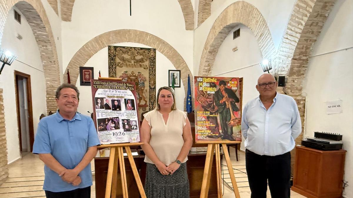 Presentación del Festival Internacional de Música y el Festival de Jazz 2026 en La Rambla.