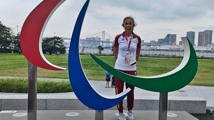 La entrenadora, afincada en Euskadi, en la capital de Japón.