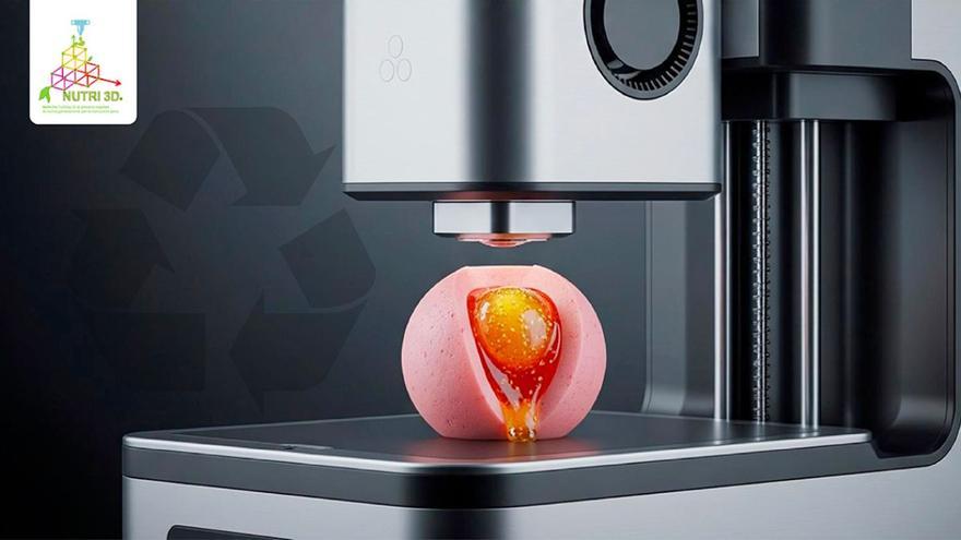 Italia crea alimentos impresos en 3D a partir de residuos de frutas y células vegetales