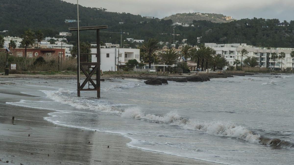 Talamanca beach after Harry passed through.