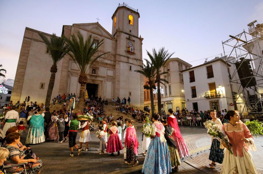 Se trata de uno de los actos más importantes de las fiestas en honor a la Virgen de la Asunción y a San Roque