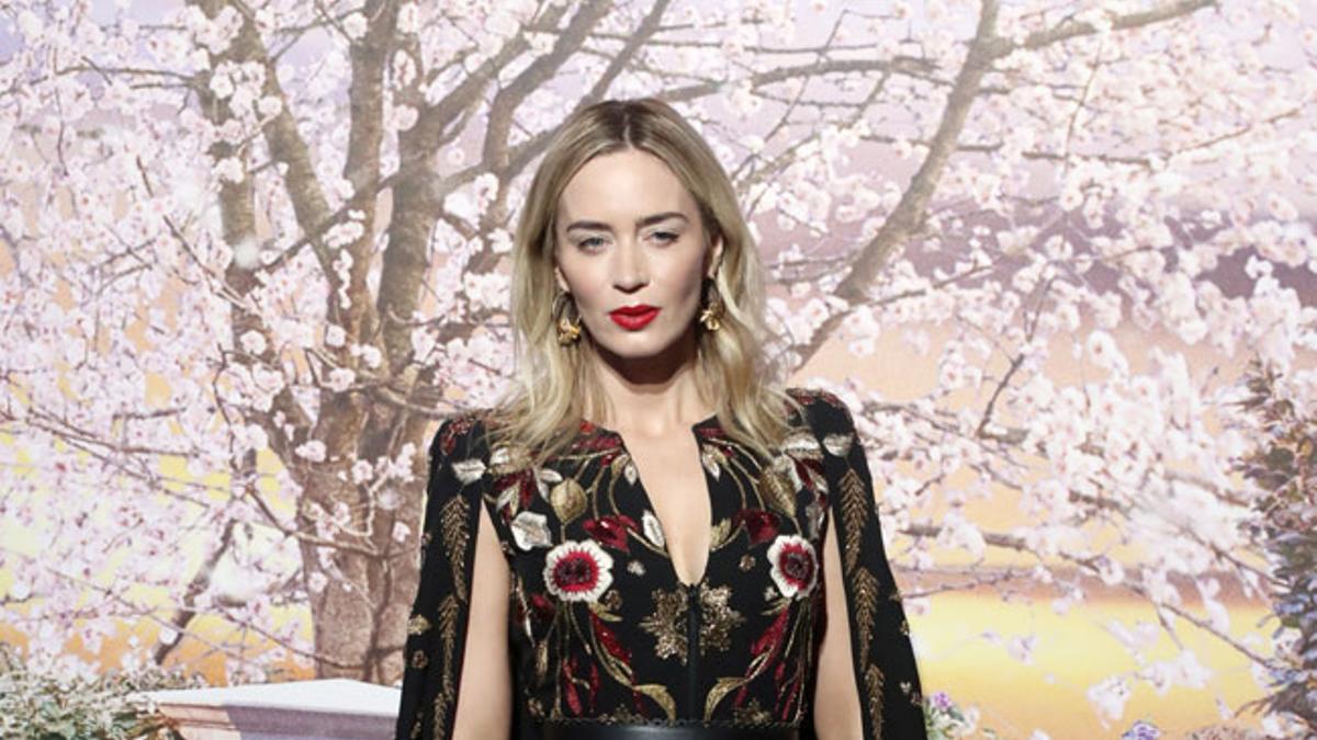 Emily Blunt en la premiere de 'Mary Poppins Returns' en París