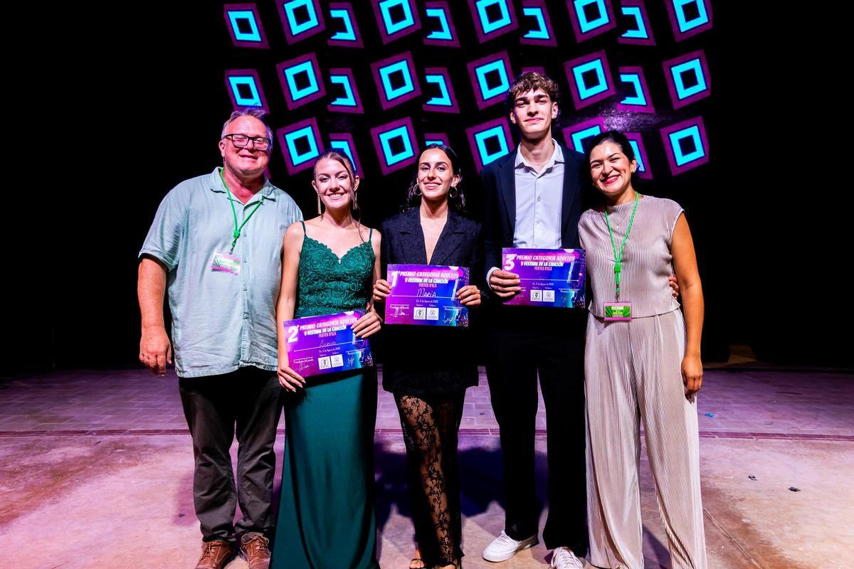 Un momento de la entrega de premios