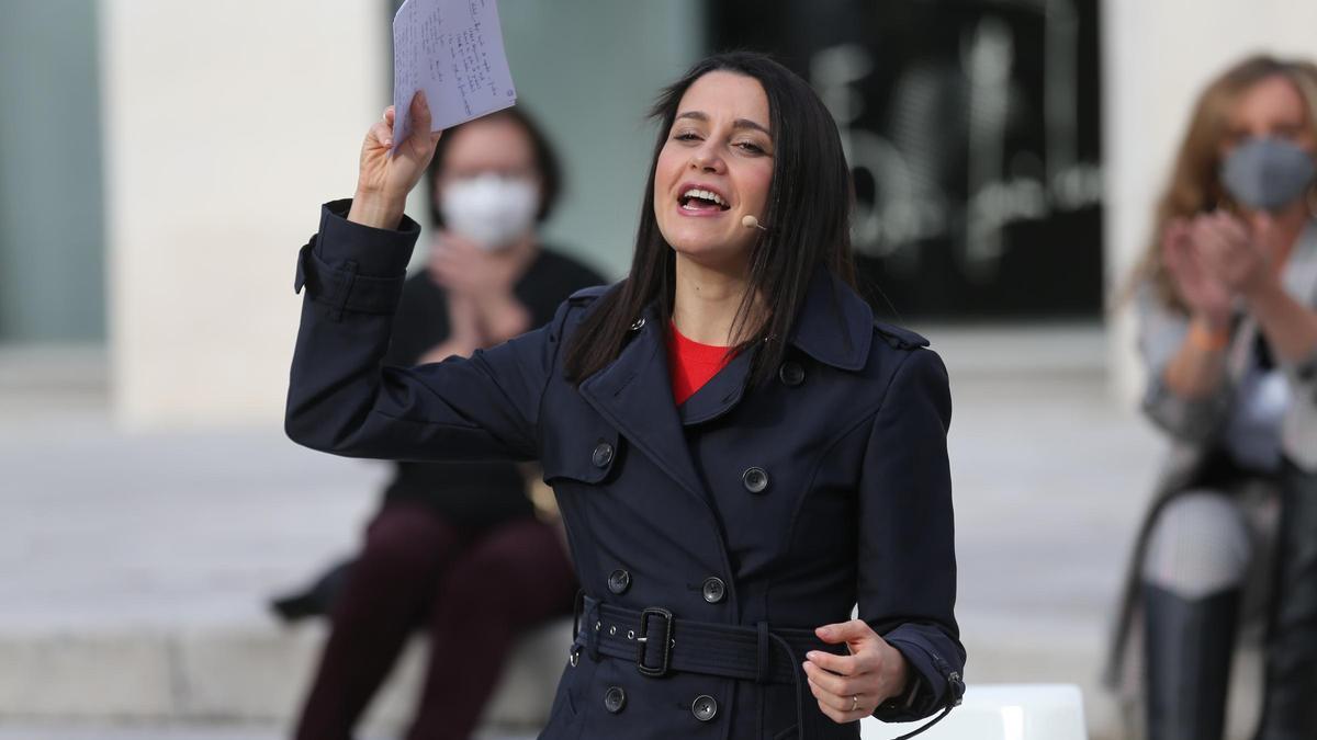 La presidenta de Ciudadanos, Inés Arrimadas.