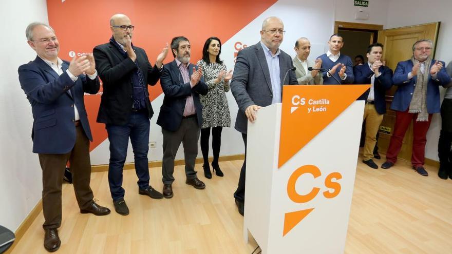 Rueda de prensa de Francisco Igea en la que comunicó que se presenta a las primarias de Cs para ser candidato a la Presidencia de la Junta.