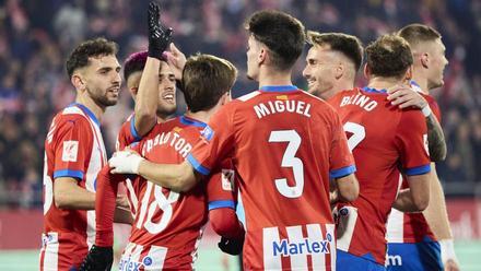 El Girona tumbó al Atlético en Montilivi: Girona, 4 - Atlético de Madrid, 3