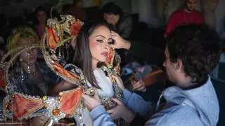 Alexis Santana y alumnos del Fernando Estévez recrean el vestido de la Reina del Carnaval 2026: "Una ilusión enorme"