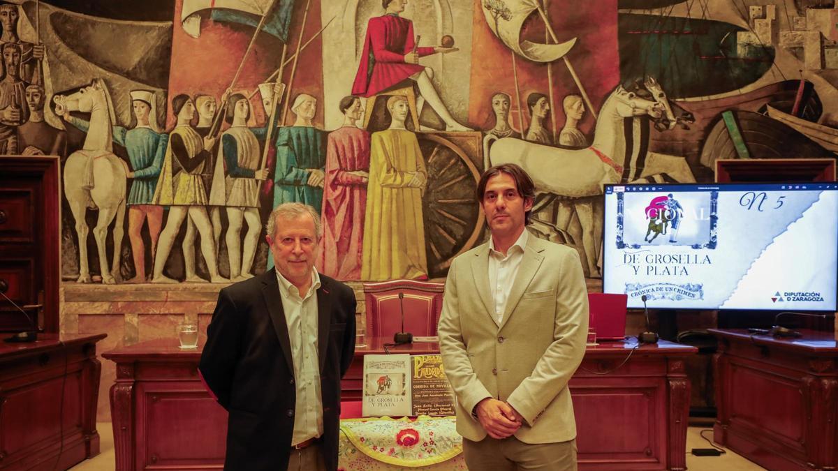 La DPZ ha presentado este miércoles el quinto número de su revista taurina 'De grosella y plata'.
