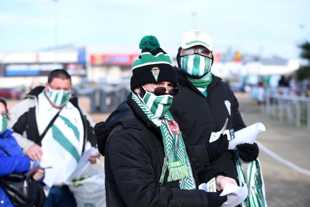 Los aficionados en el partido de Copa del Rey