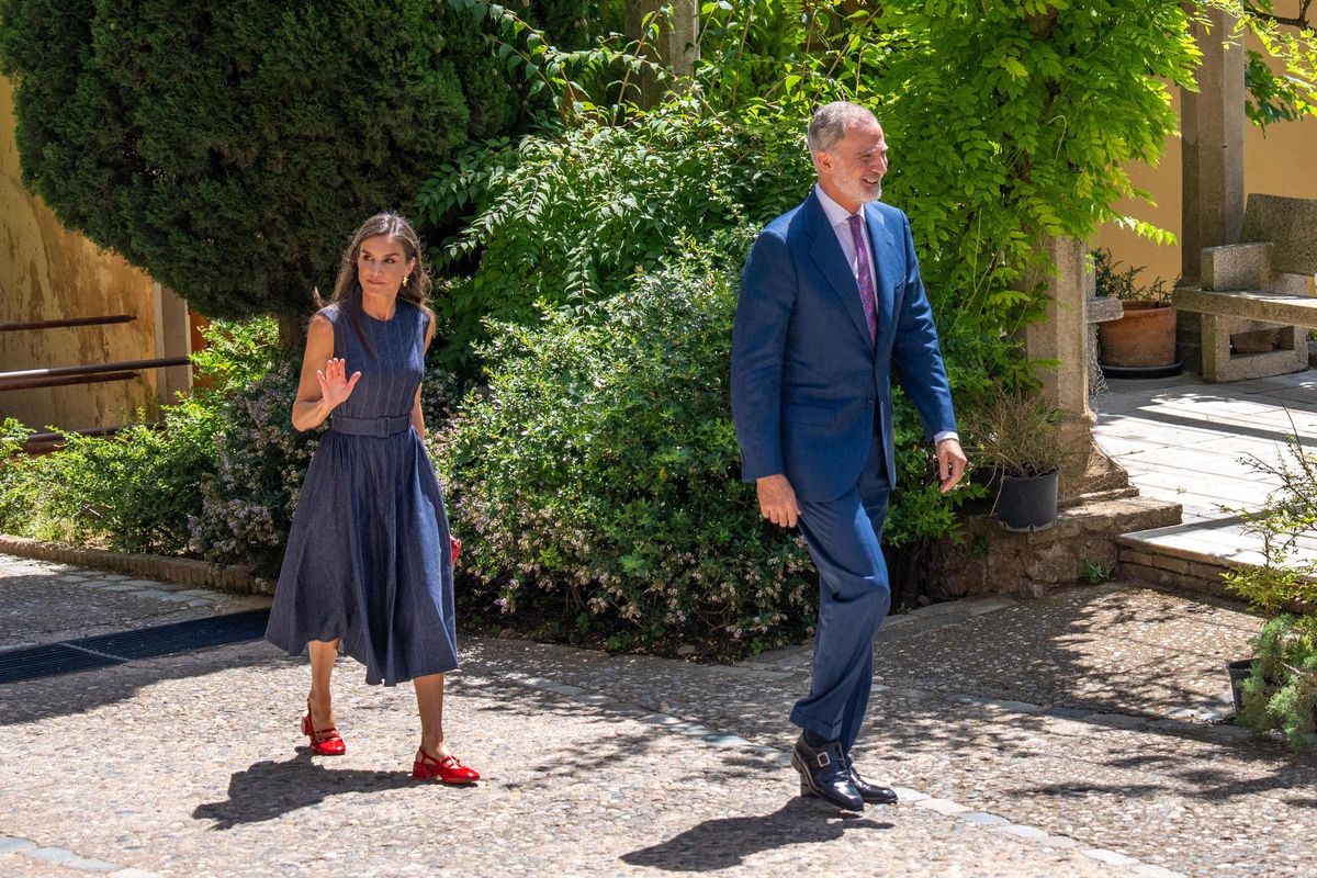 Los reyes Felipe y Letizia visitan Montserrat
