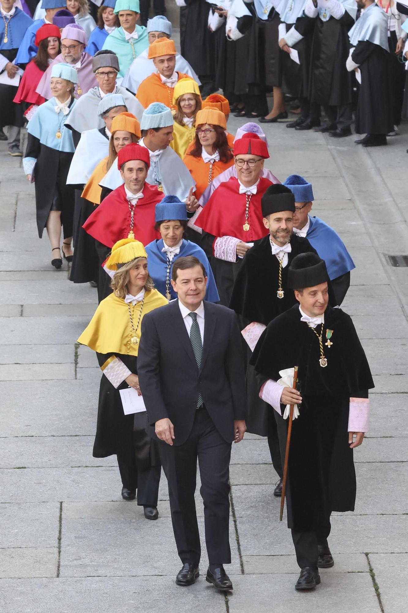 Rafa Nadal, investido doctor 'honoris causa' por la Universidad de Salamanca