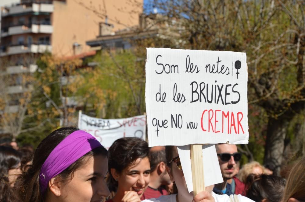 Manifestació del 8-M a Berga