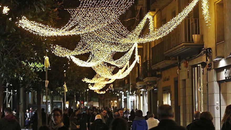 Il·luminació del carrer Santa Clara, l&#039;any passat.