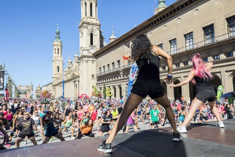 Día del Deporte en la Calle en la Plaza del Pilar de Zaragoza