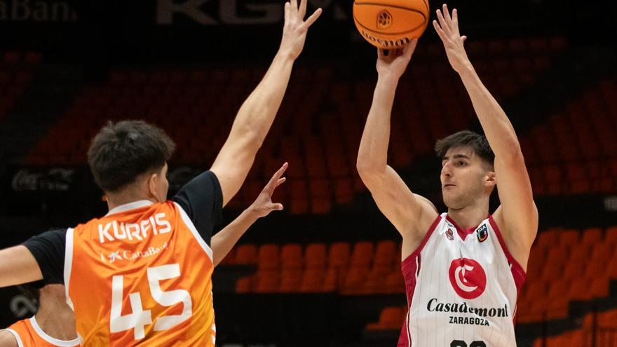 El Casademont Zaragoza U22 y Lucas Langarita se divierten en La Fonteta (102-118)