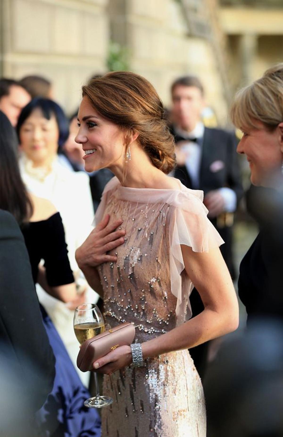 Detalle del bolso de Prada de Kate Middleton