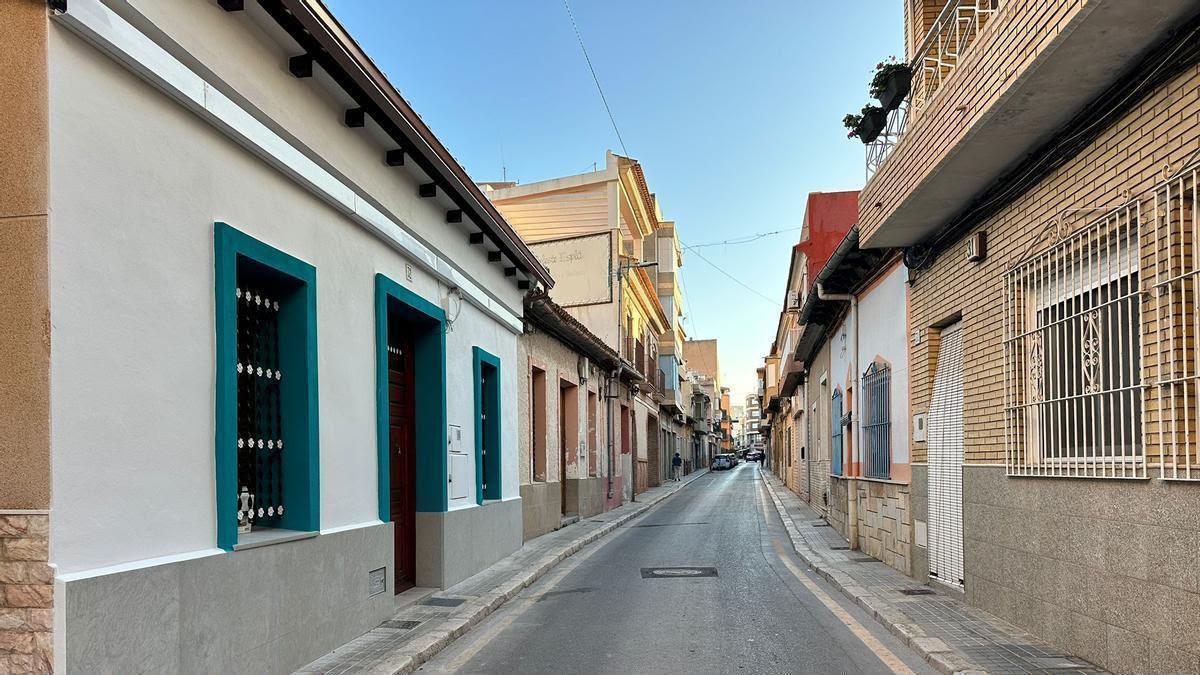 La calle Mayor de El Campello.