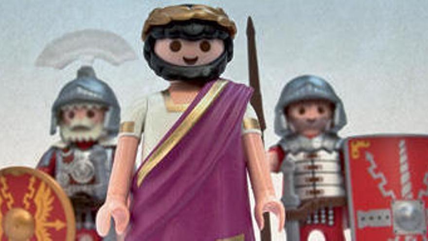 La conquesta romana explicada pels clicks de Playmobil a Empúries