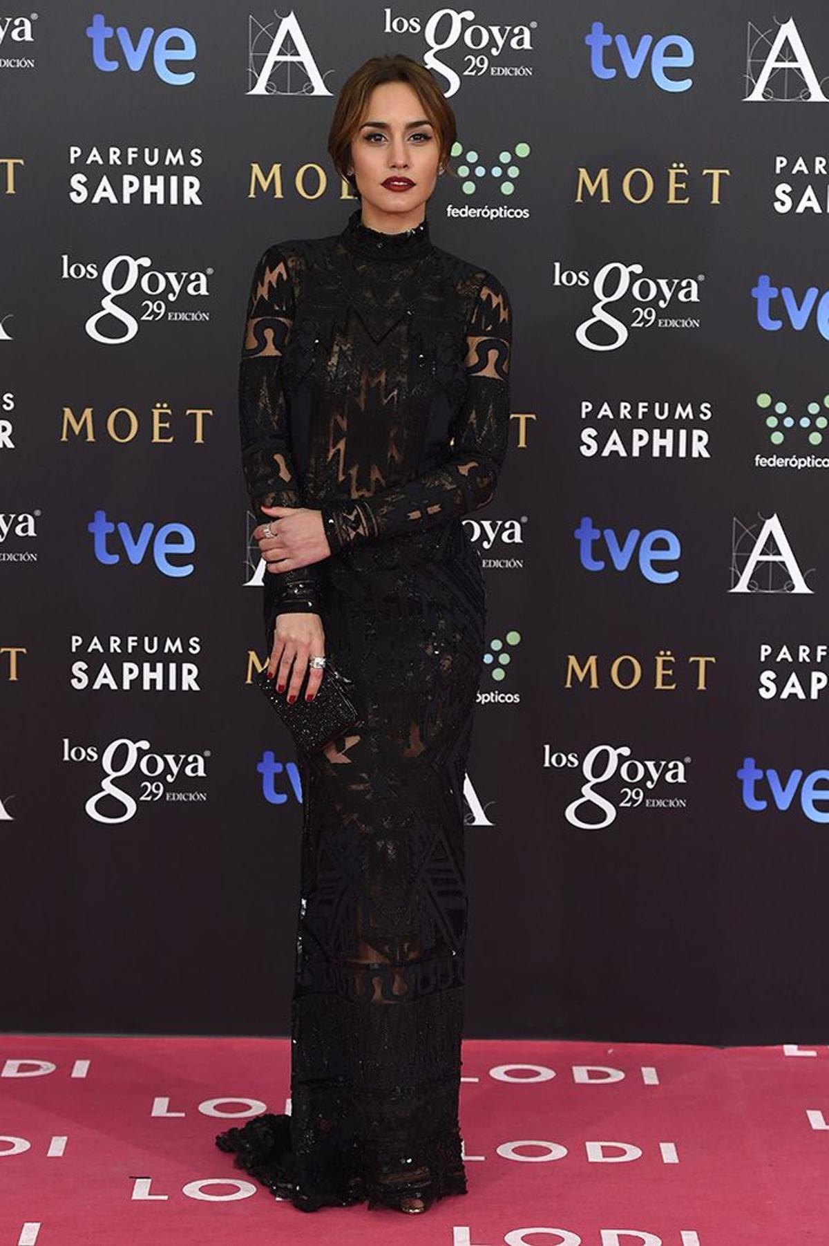 Premios Goya 2015 mejor y peor vestidas: Megan Montaner