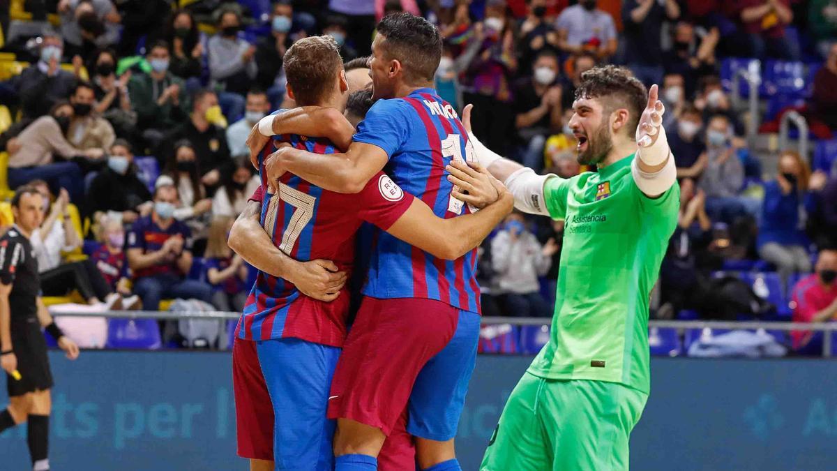 El Barça endosó un 7-0 al Ribera Navarra