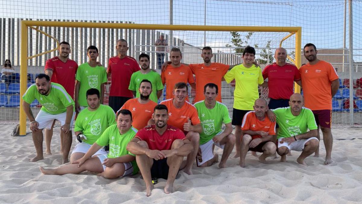 En marcha la selección inclusiva de fútbol playa