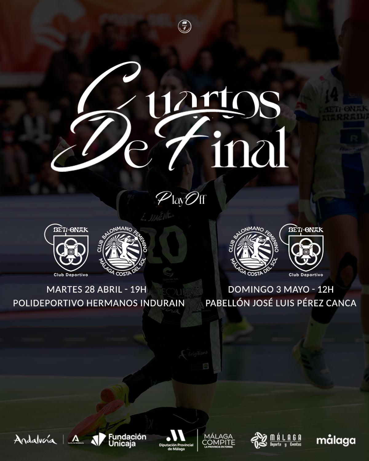 Cartel de los cuartos de los cuartos de final de los playoffs