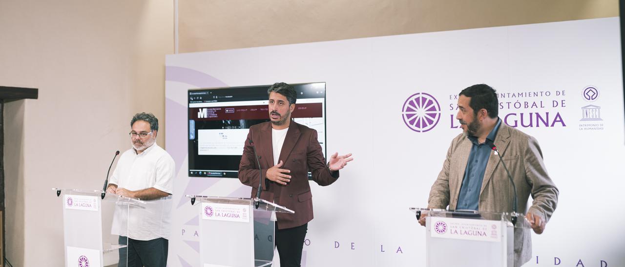 Juan Ignacio Viciana, Luis Yeray Gutiérrez y Rubens Ascanio.