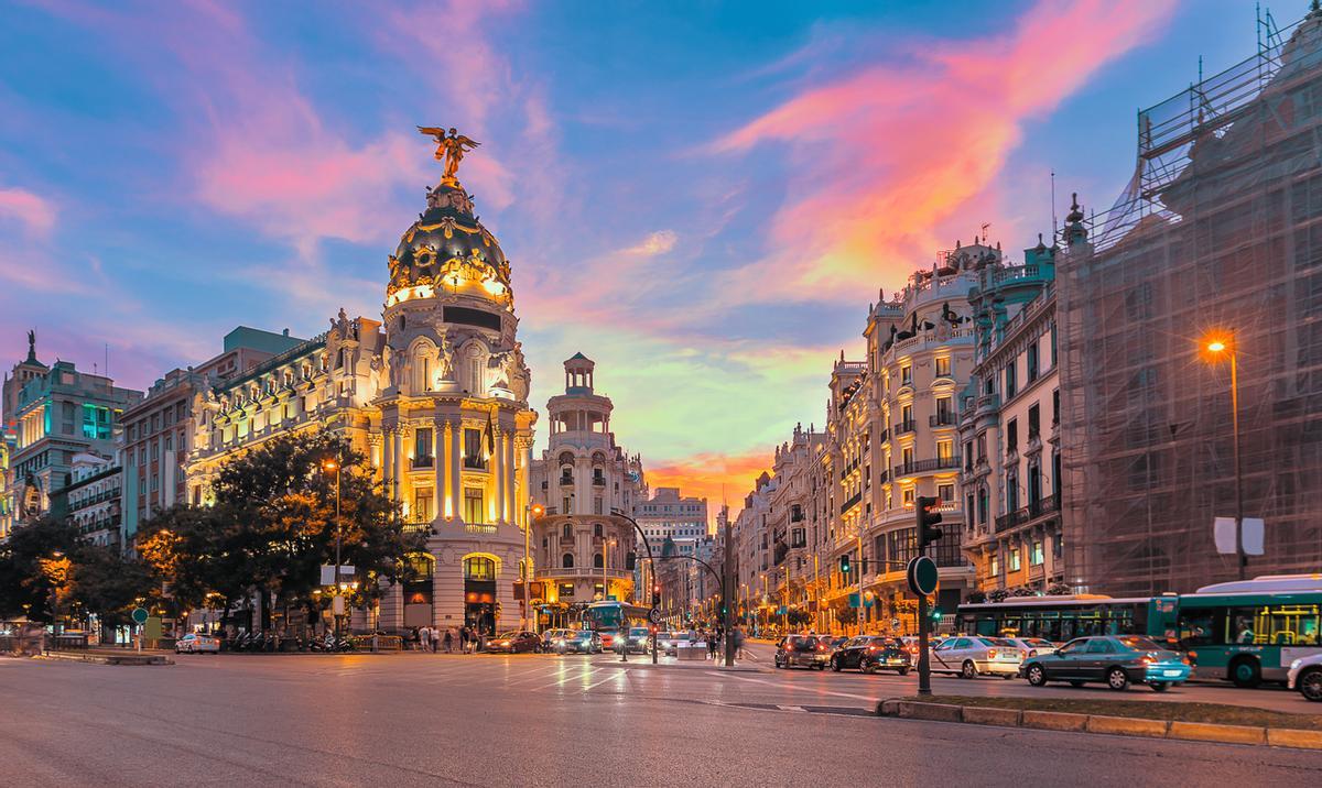 Gran Vía de Madrid.