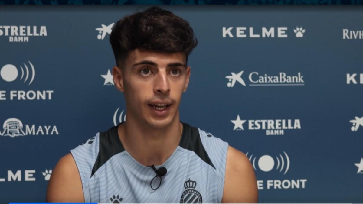 Álvaro Aguado, jugador del Espanyol