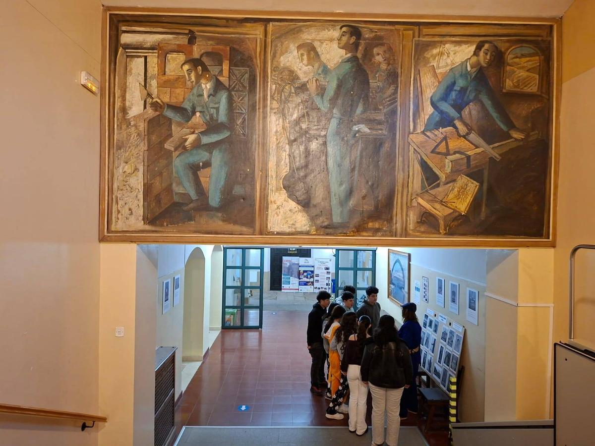 Interior del IES Universidad Laboral.