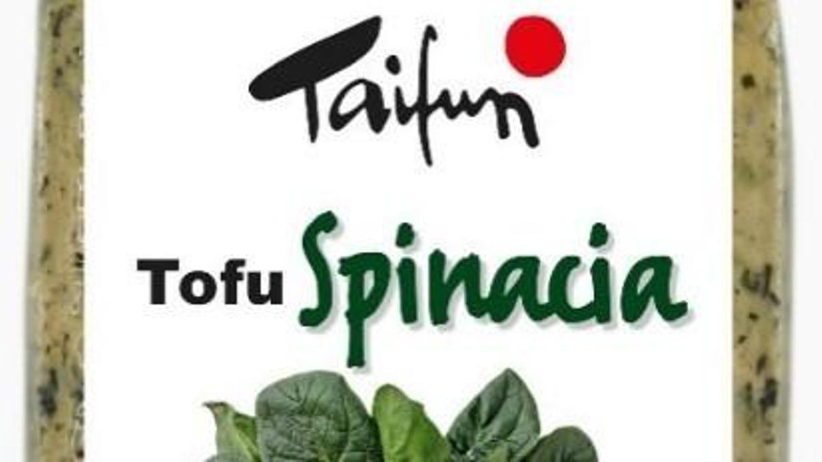 Dos lotes (254, 02/06/2023; 274, 22/06/2023) del producto 'Tofu Spinacia' de la marca Taifun.