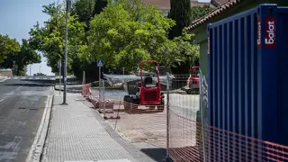Las obras del agua toman el relevo en el barrio de Mejostilla en Cáceres