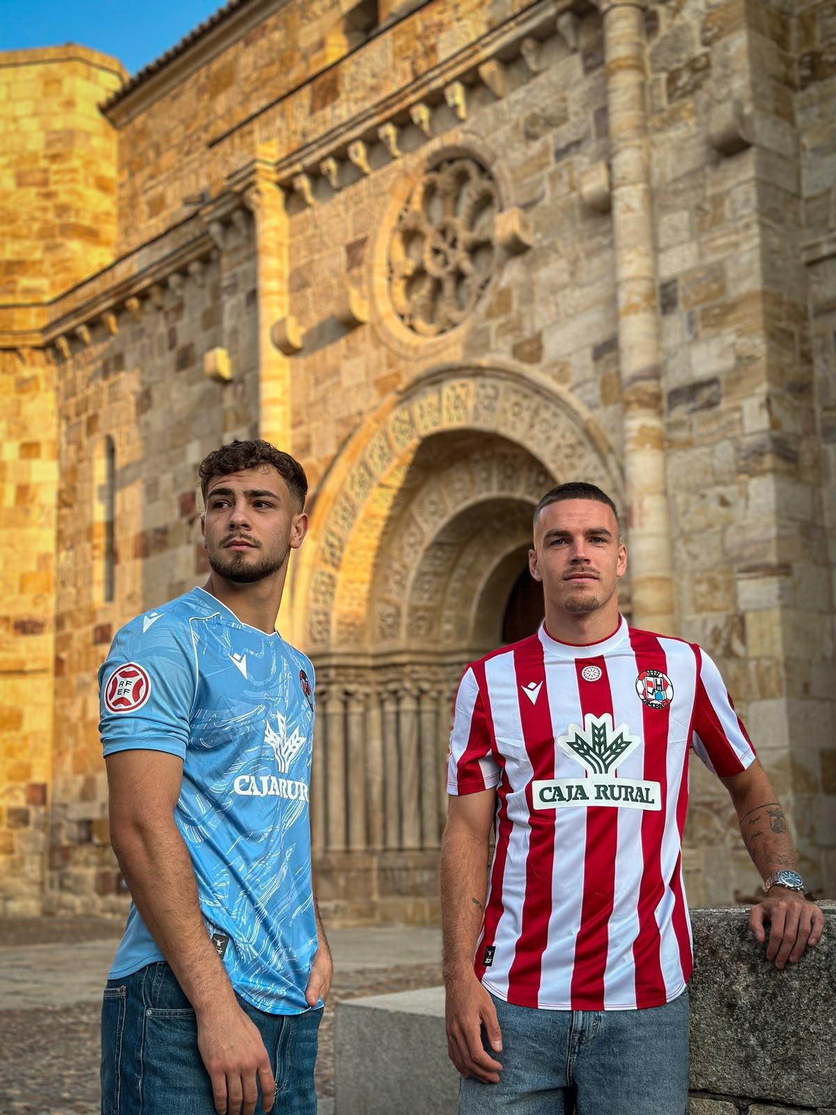 Así son las nuevas camisetas del Zamora CF: primemra, segunda y tercera equipación
