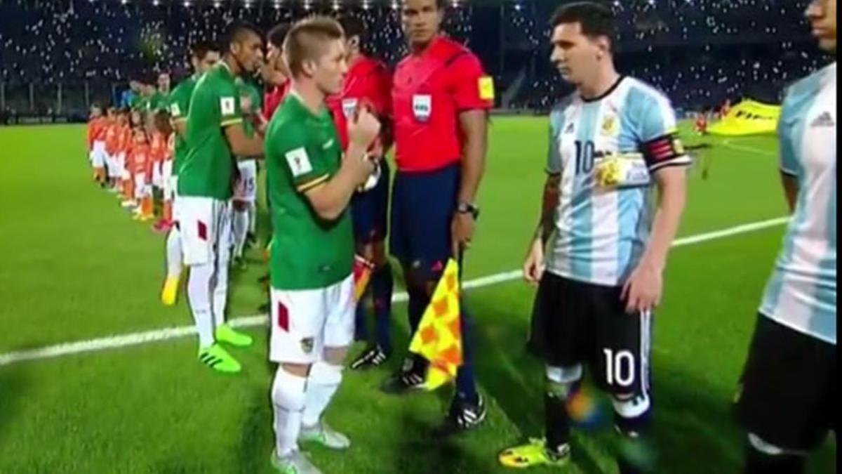Chumacero y Messi no se saludaron