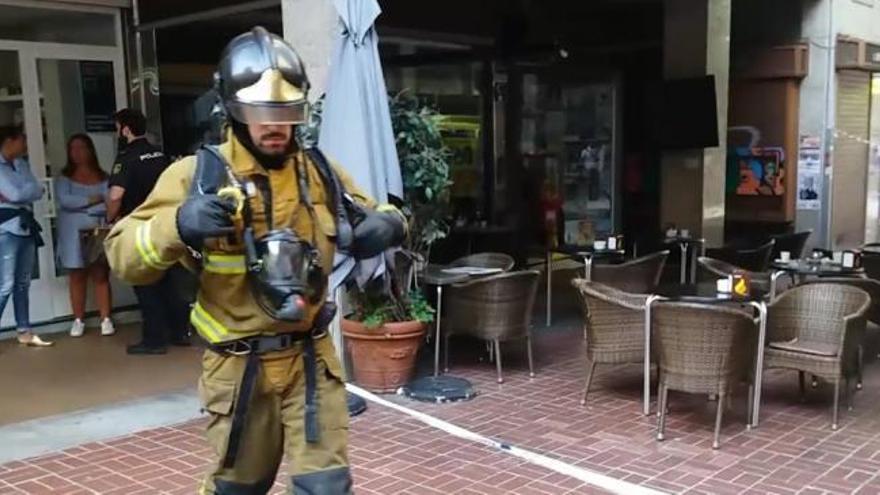 Incendio en un restaurante de Ourense