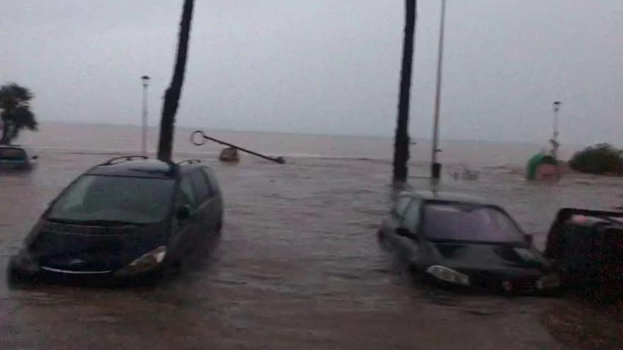 Santa Pola, inundada