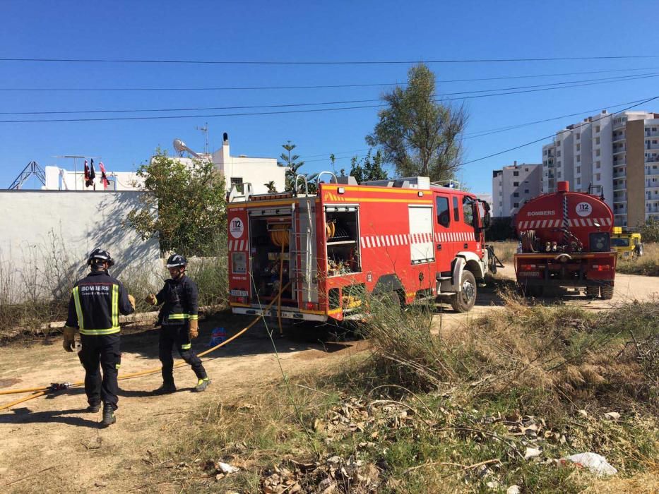 Incendio en Sant Antoni