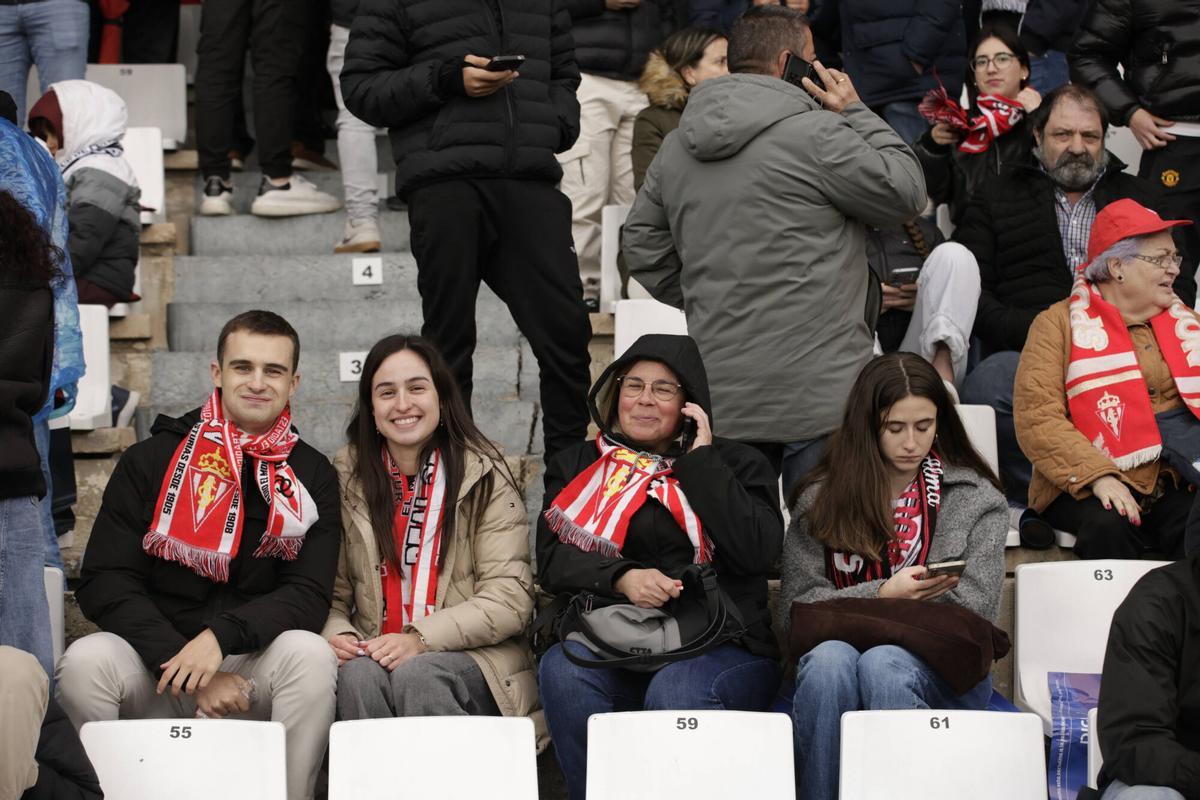 EN IMÁGENES: El Sporting se enfrenta al Burgos en El Plantío