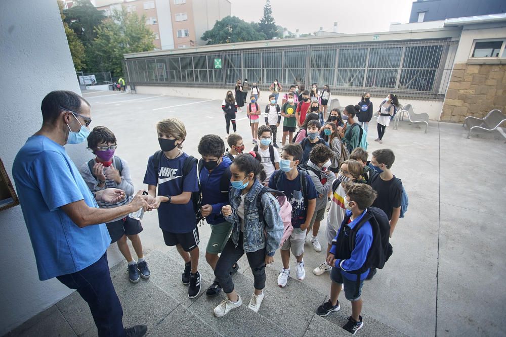 Inici del curs a l'institut Jaume Vicens Vives de Girona