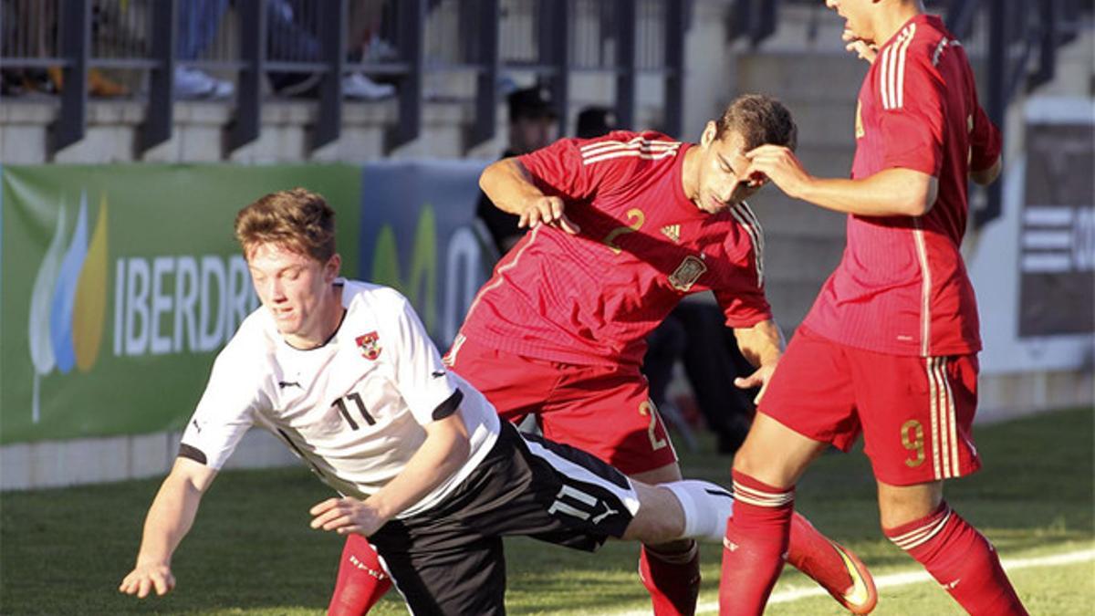 España empató en un partido intrascendente