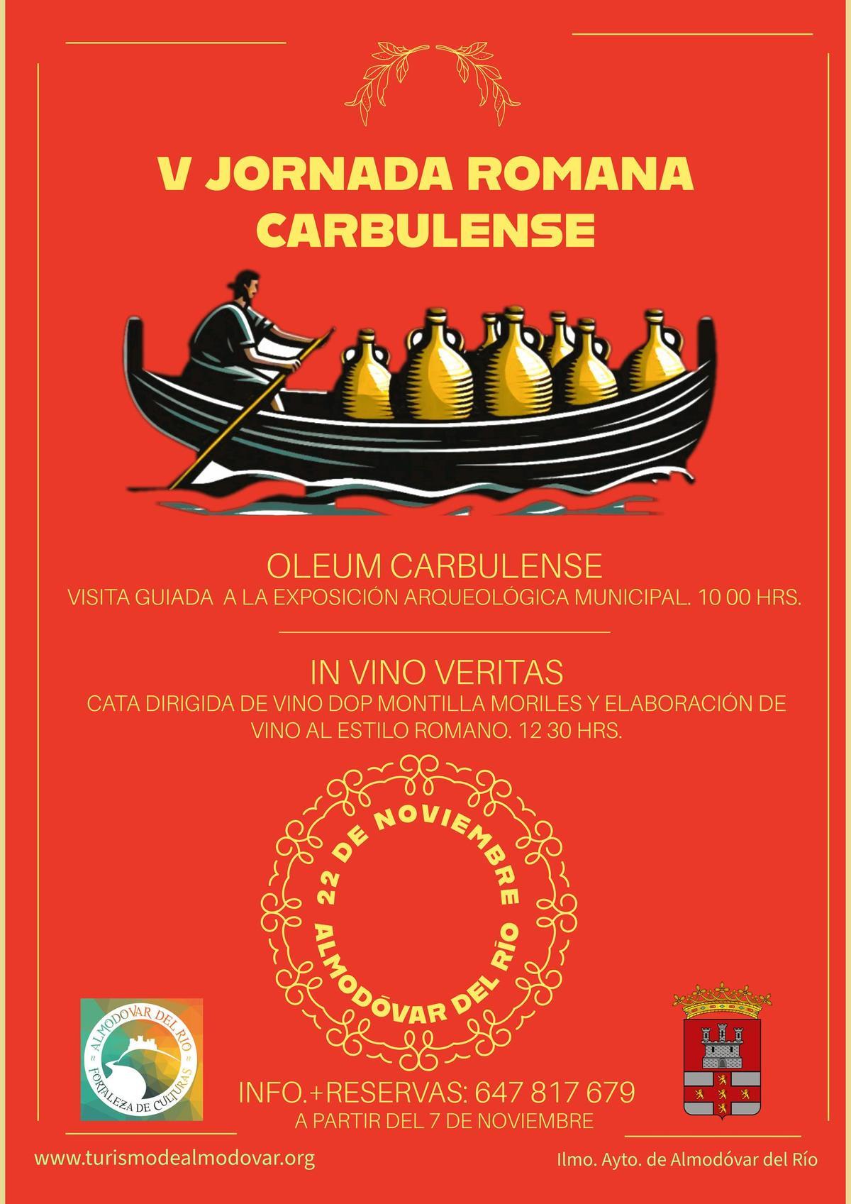 Cartel de la V Jornada Romana Carbulense