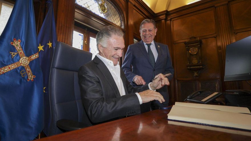 Oviedo se prepara para el encuentro de ocho expresidentes en el Campoamor: &quot;Gracias por mirar para nuestra ciudad&quot;, dice Canteli