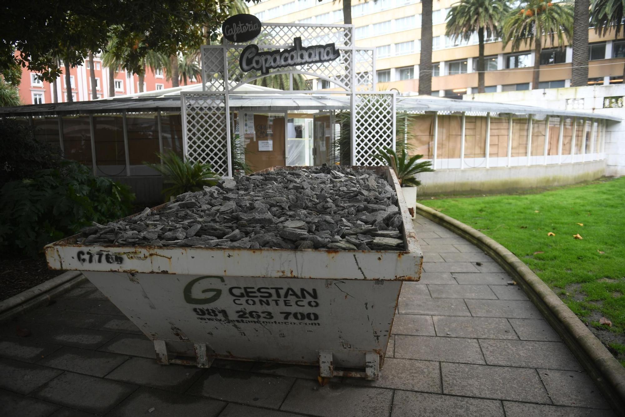 El Copacabana, cerrado por obras en el pavimento hasta Semana Santa