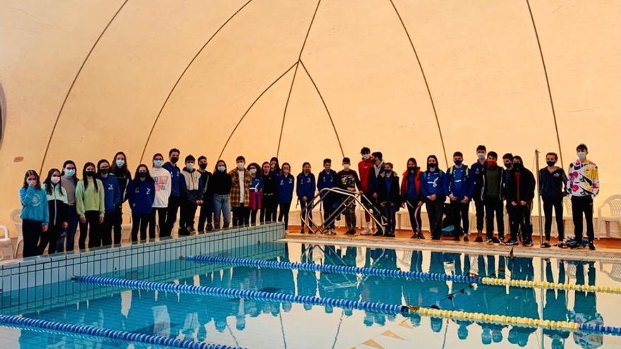 Nadadores federados del Club Natació Palma.