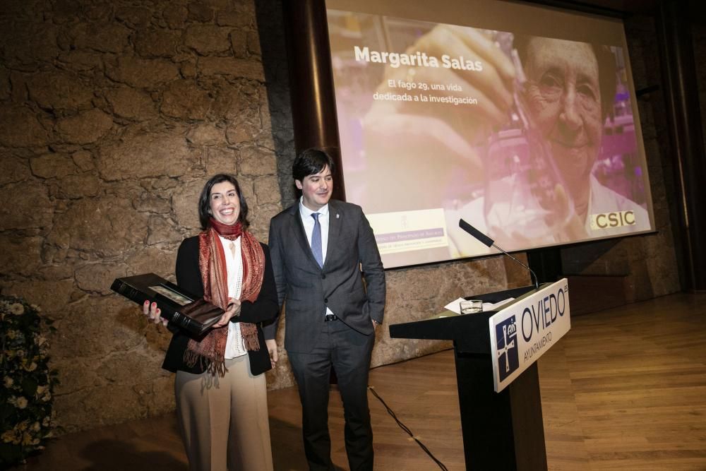 Homenaje póstumo en Oviedo a Margarita Salas