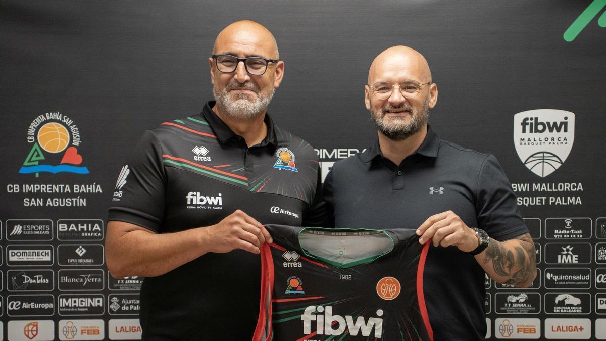 Álex Formento y Martí vives, director deportivo del Fibwi Mallorca