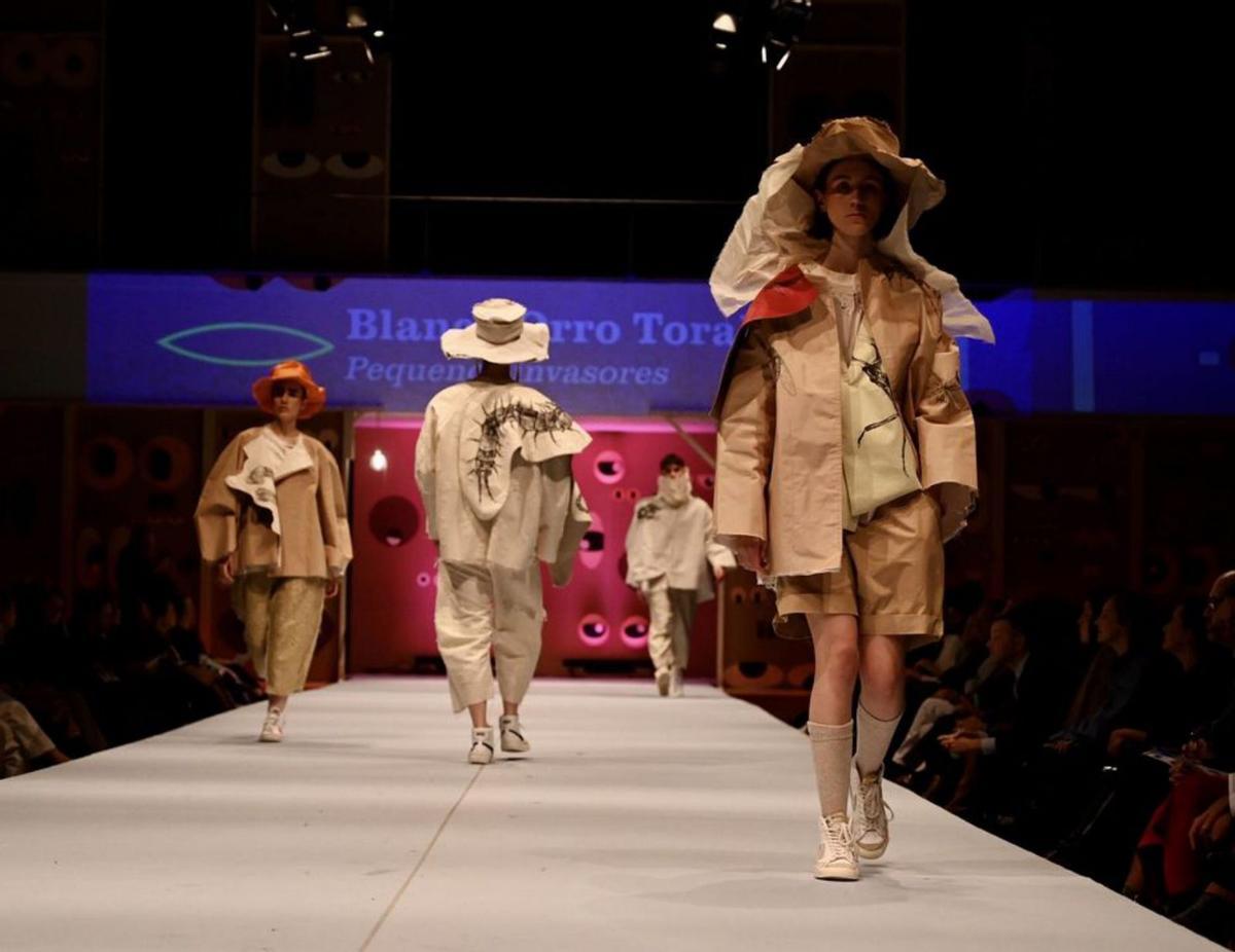 Creaciones de moda de ayer el en Pazo. |  Rafa Vázquez