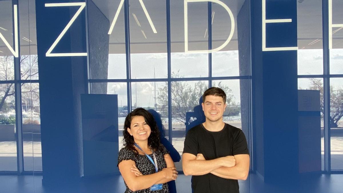 Grisel Dugarte y Diego Díaz, en Lanzadera.